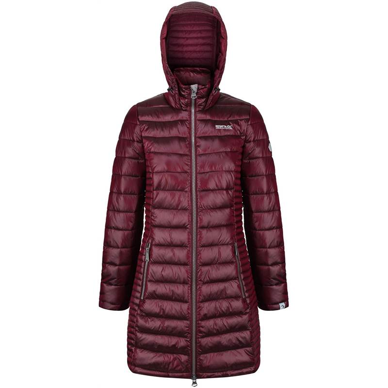 Regatta Womens Andel Long Hooded Jacket-5