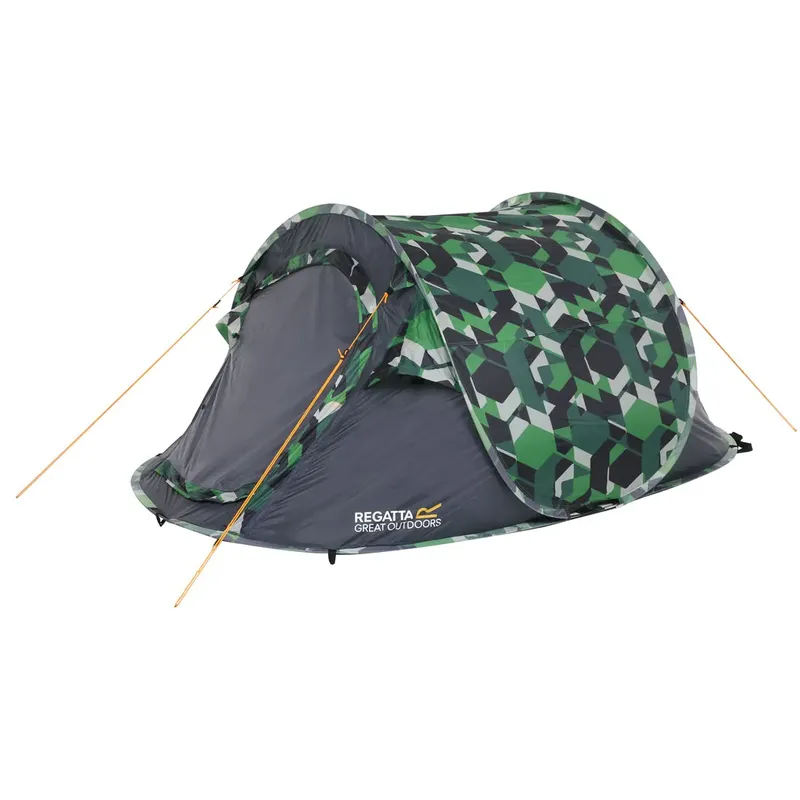 Regatta Malawi 2-Person Printed Pop Up Festival Tent-2