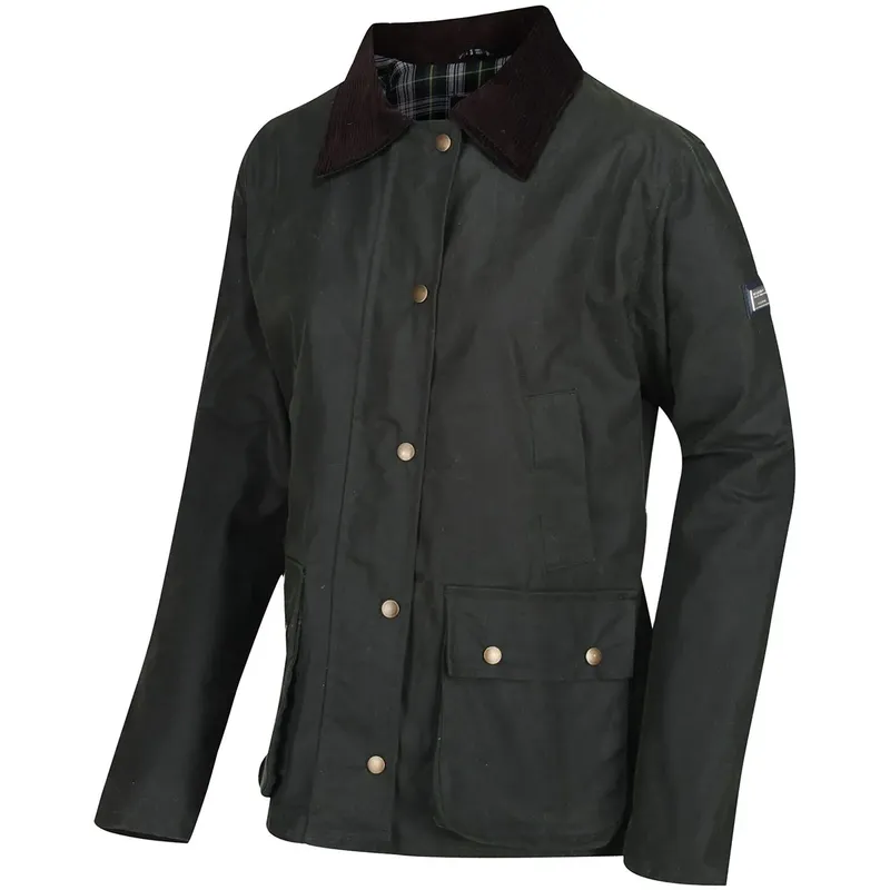 Regatta Womens Lady Country Wax Jacket-3