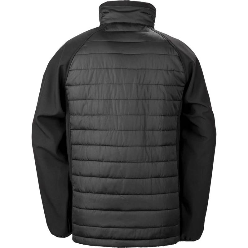 Result Black Padded Compass Softshell Jacket R237X-5