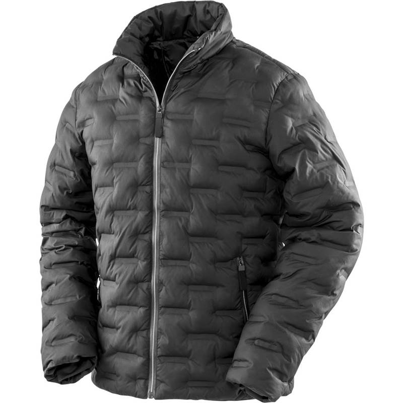 Result Ultrasonic Rib Hooded Long Coat R409X-1