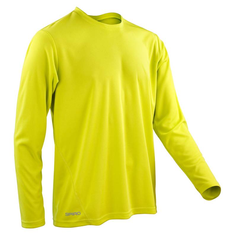 Spiro Mens Quick Dry Long Sleeve T-Shirt S254M-1