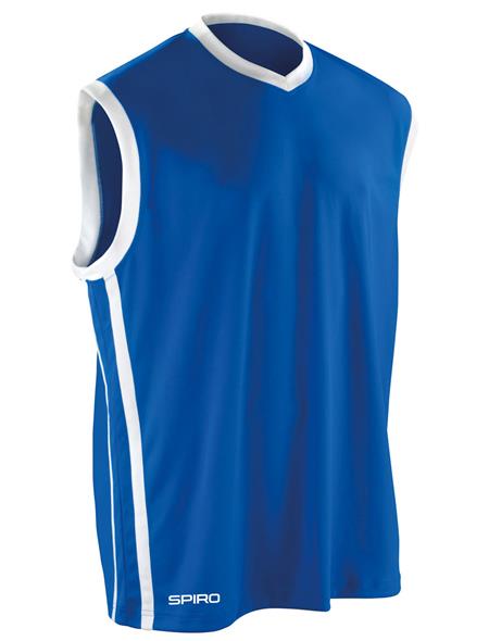 Spiro Mens Basketball Quick Dry Top S278M