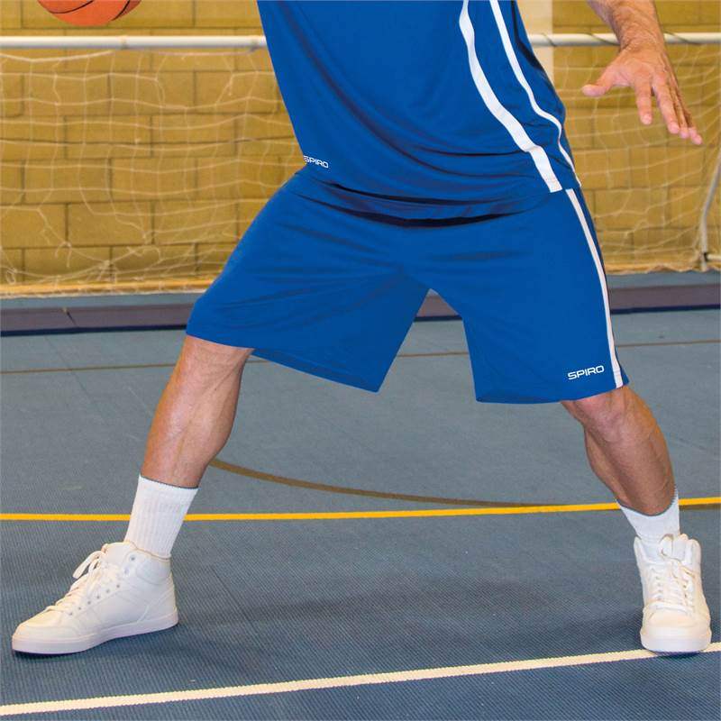 Spiro Mens Basketball Quick Dry Shorts S279M-3