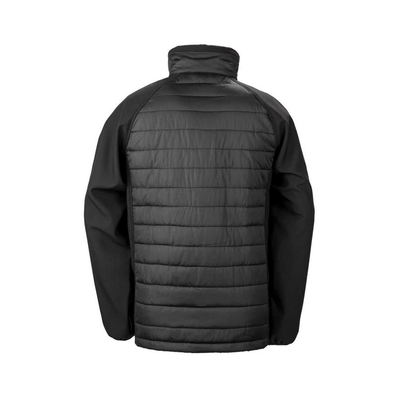 Result Black Padded Compass Softshell Jacket R237X-2