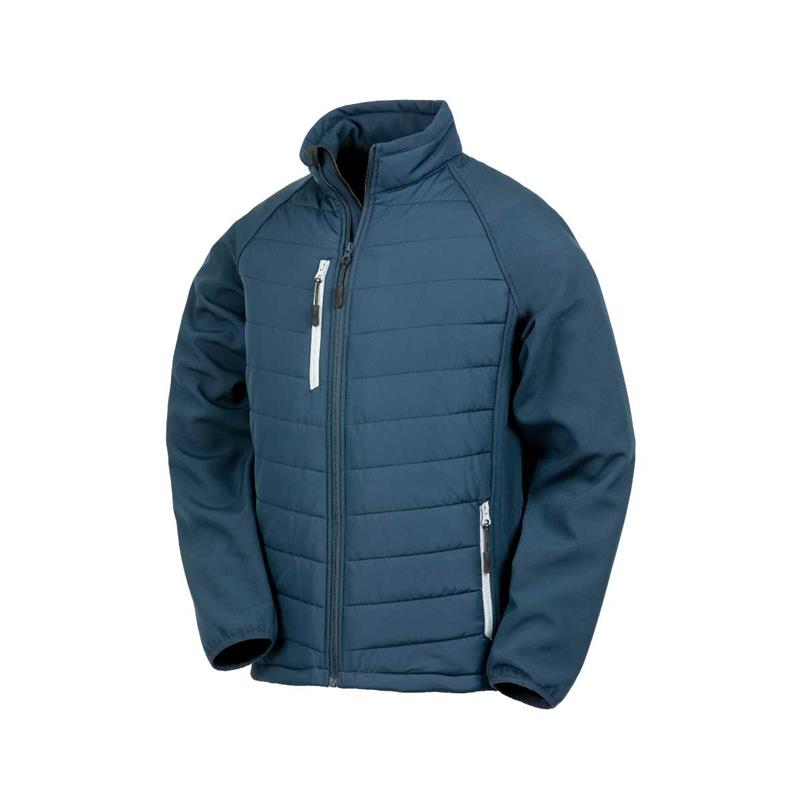 Result Black Padded Compass Softshell Jacket R237X-5
