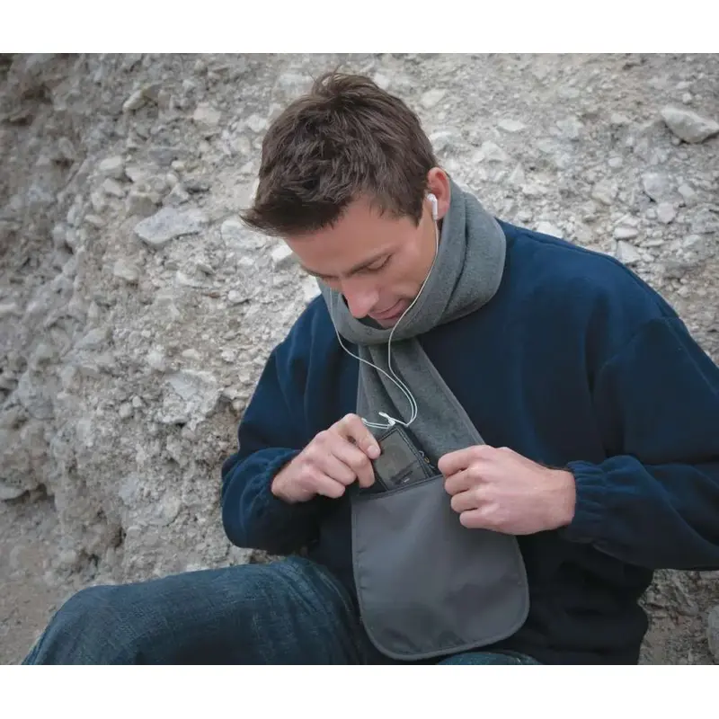 Result Essentials Active Fleece Scarf with Zip Pocket R100X-2