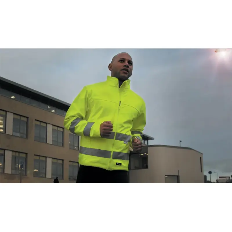 Result High-Vis Unisex Soft Shell Jacket R117X-2