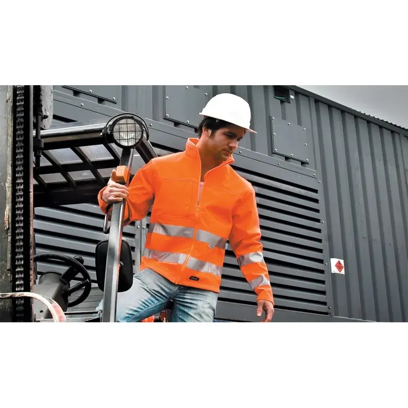 Result High-Vis Unisex Soft Shell Jacket R117X-3