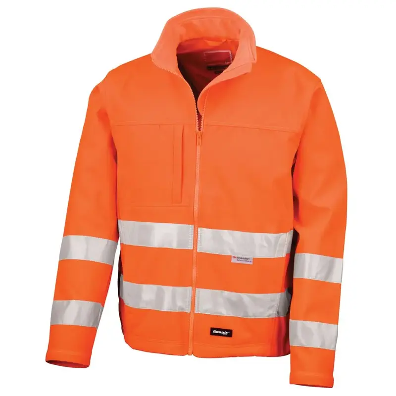 Result High-Vis Unisex Soft Shell Jacket R117X-4