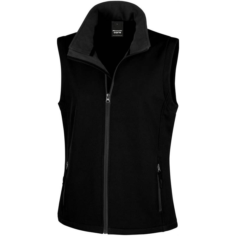 Result Womens Printable Softshell Bodywarmer R232F-1