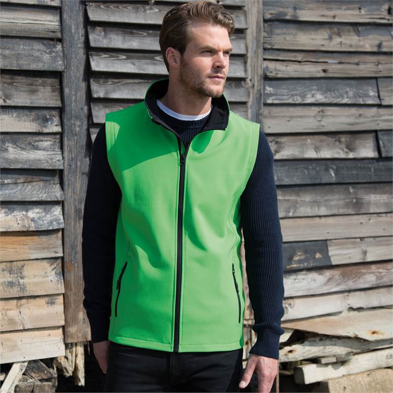 Result Mens Printable Softshell Bodywarmer R232M-4
