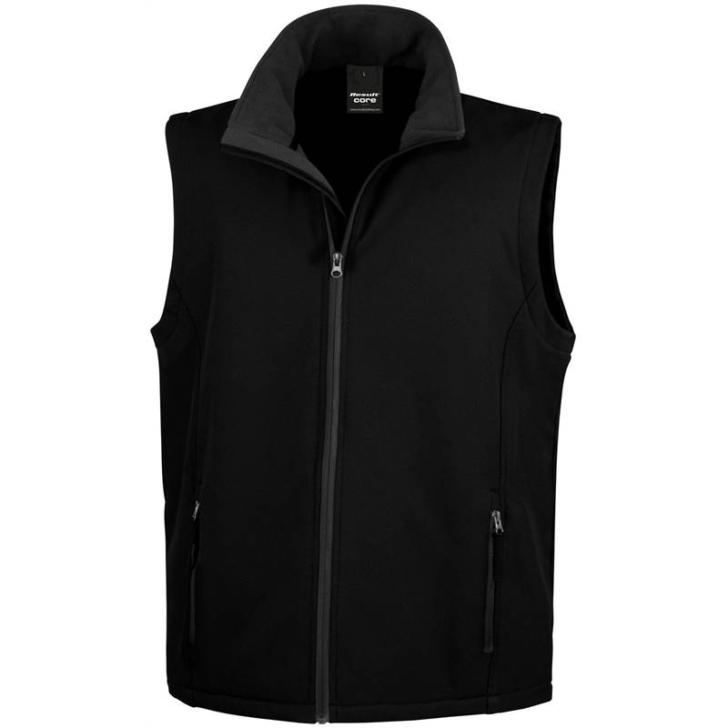Result Mens Printable Softshell Bodywarmer R232M-1