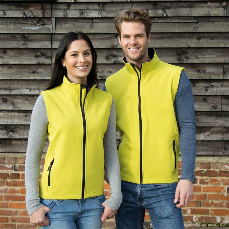 Result Mens Printable Softshell Bodywarmer R232M-3