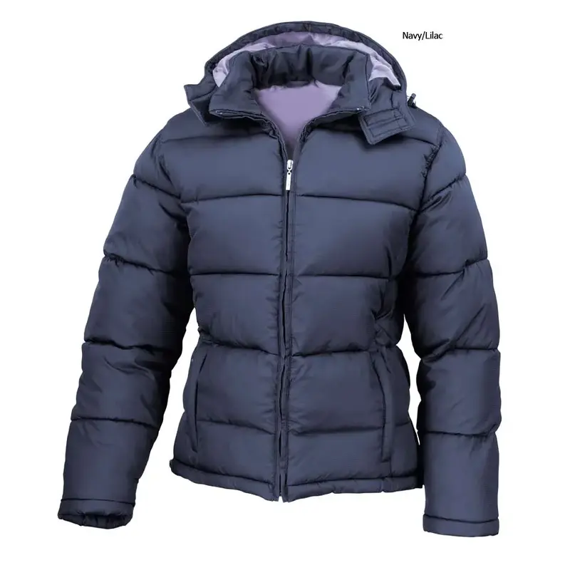 La Femme Zhico Short Down Feel Puffa Winter Jacket R81f-3