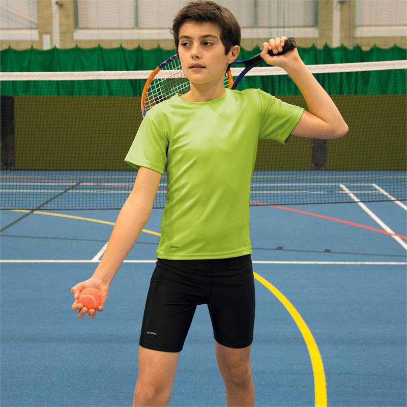 Spiro Junior Bodyfit Base Layer Shorts S250J-4