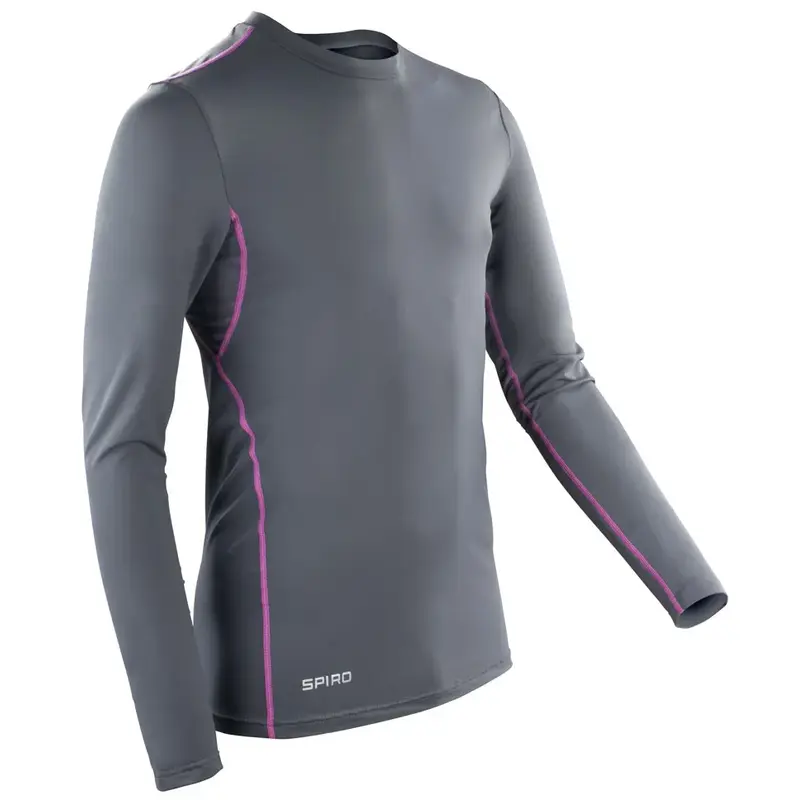 Spiro Unisex Compression Bodyfit Long Sleeve Base Layer S252X-3