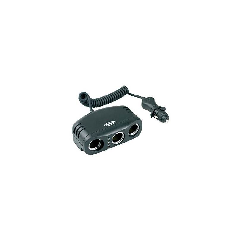 Ring Automotive Triple MultiSocket with Battery Analyser-1