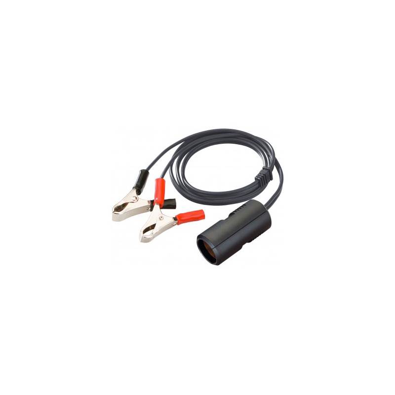12 Volt Croc Clips Lighter Type Socket-1