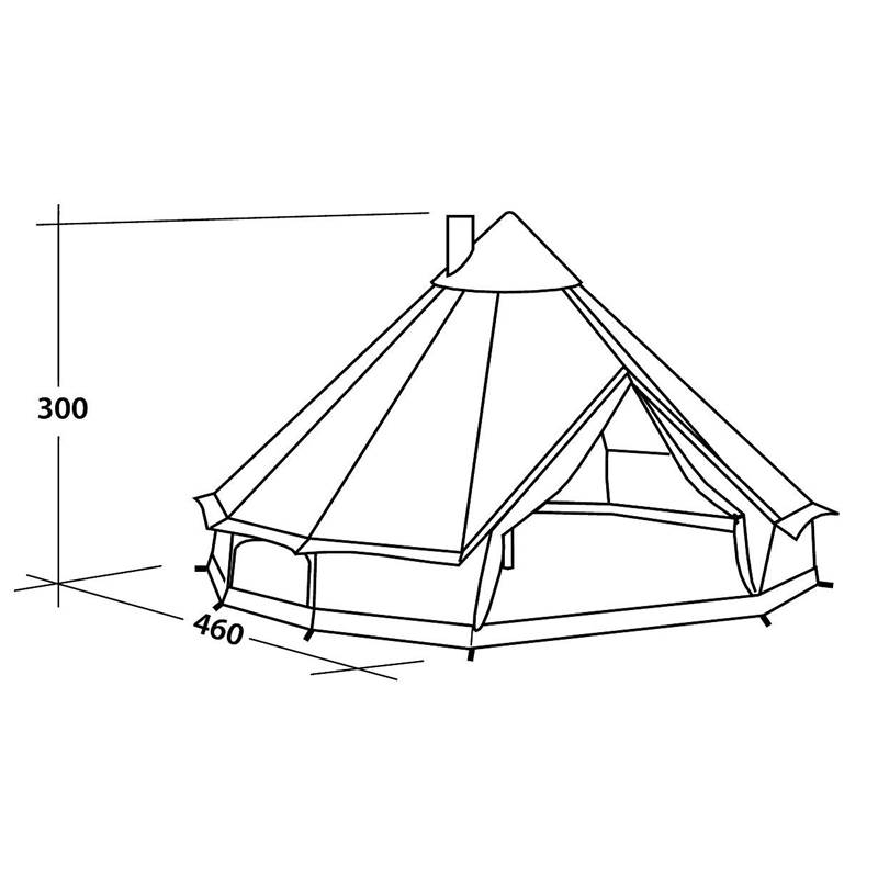 Robens Klondike Grande 10-Person Tipi Tent-5