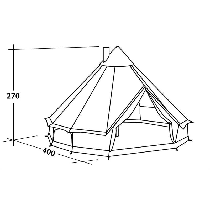Robens Klondike 6-Person Tipi Tent-4