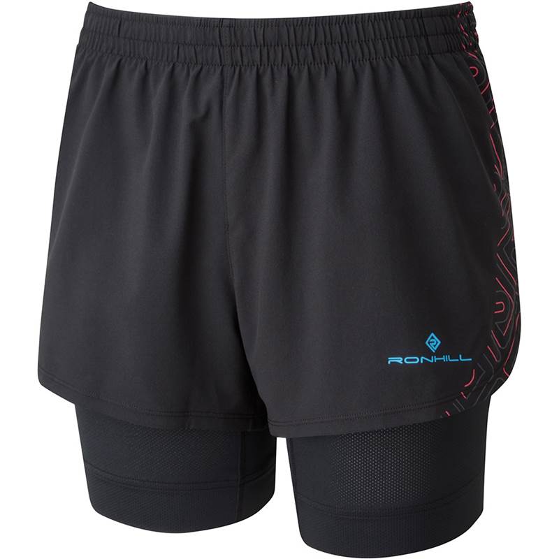 Ronhill Womens Infinity Marathon Twin Running Shorts-3