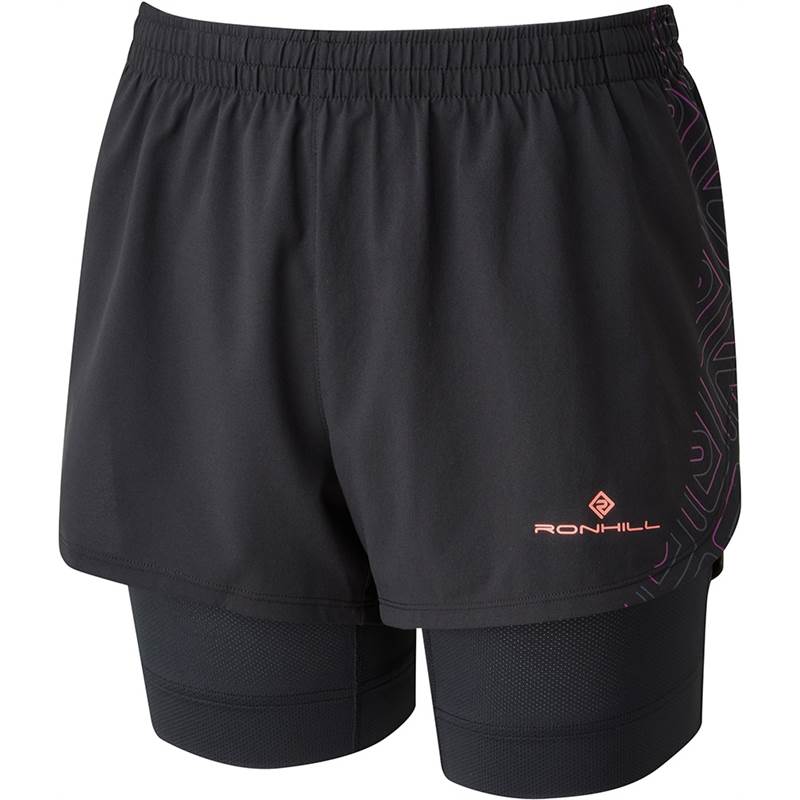 Ronhill Womens Infinity Marathon Twin Running Shorts-5