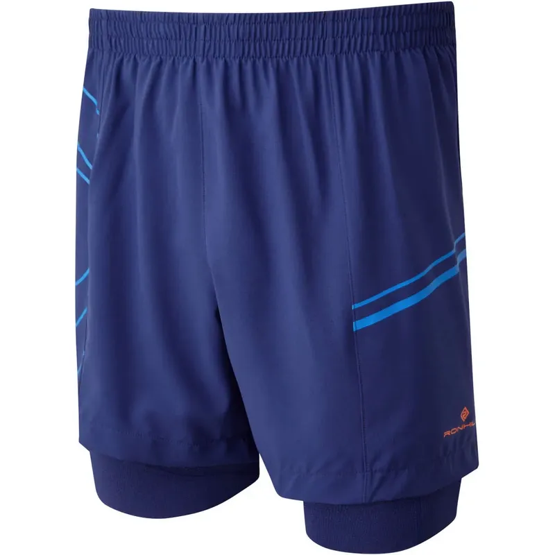 Ronhill Mens Infinity Marathon Twin Running Shorts NEW-3