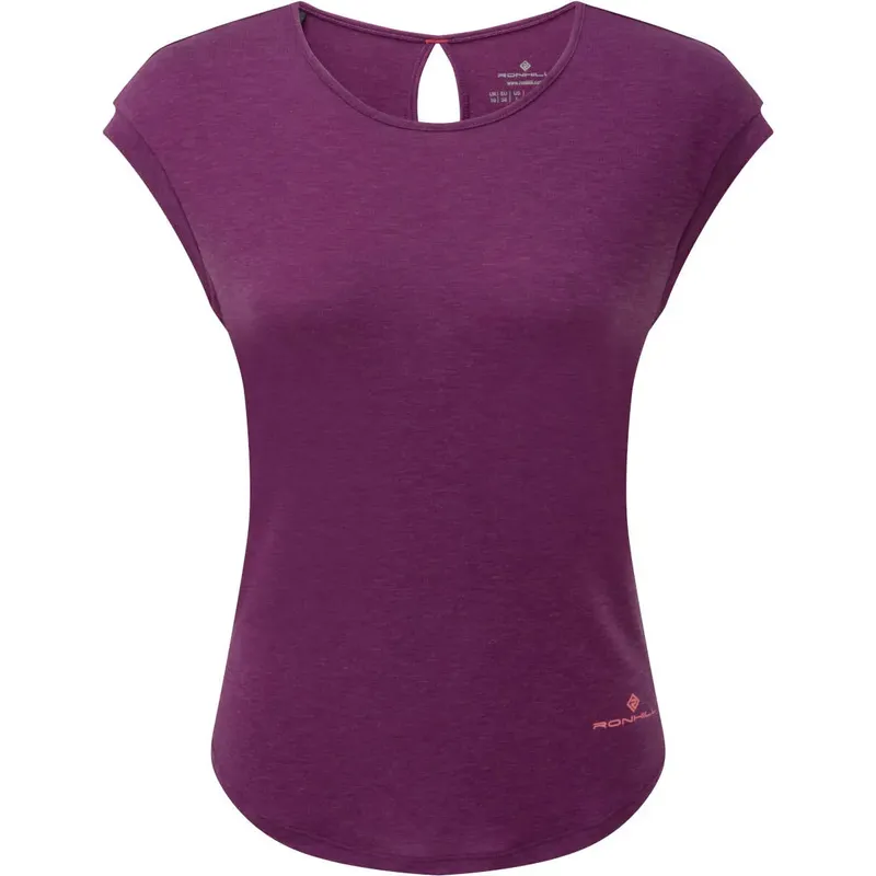 Ronhill Womens Momentum Tencel SS Running Tee Top-3