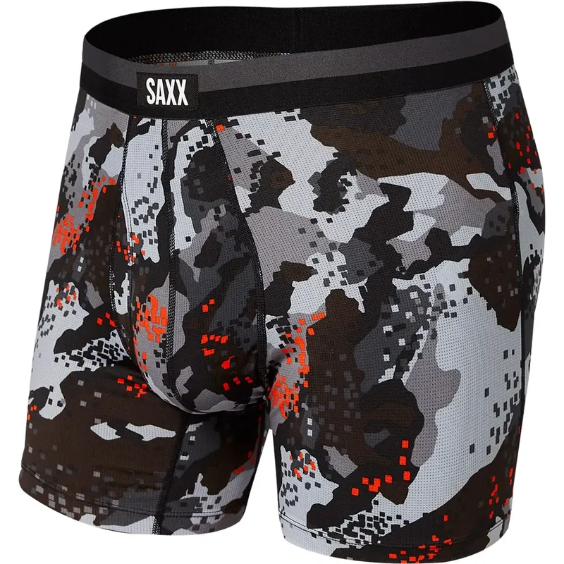 SAXX Mens Sport Mesh Fly Boxer Briefs-5