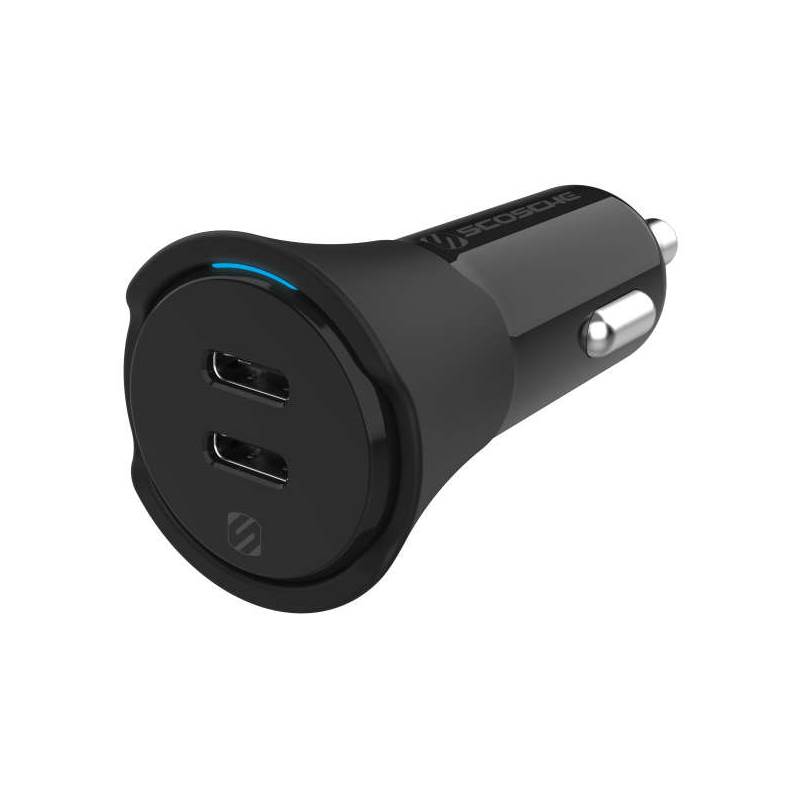 Scosche PowerVolt PD40 Dual-Port USB-C Car Charger-1