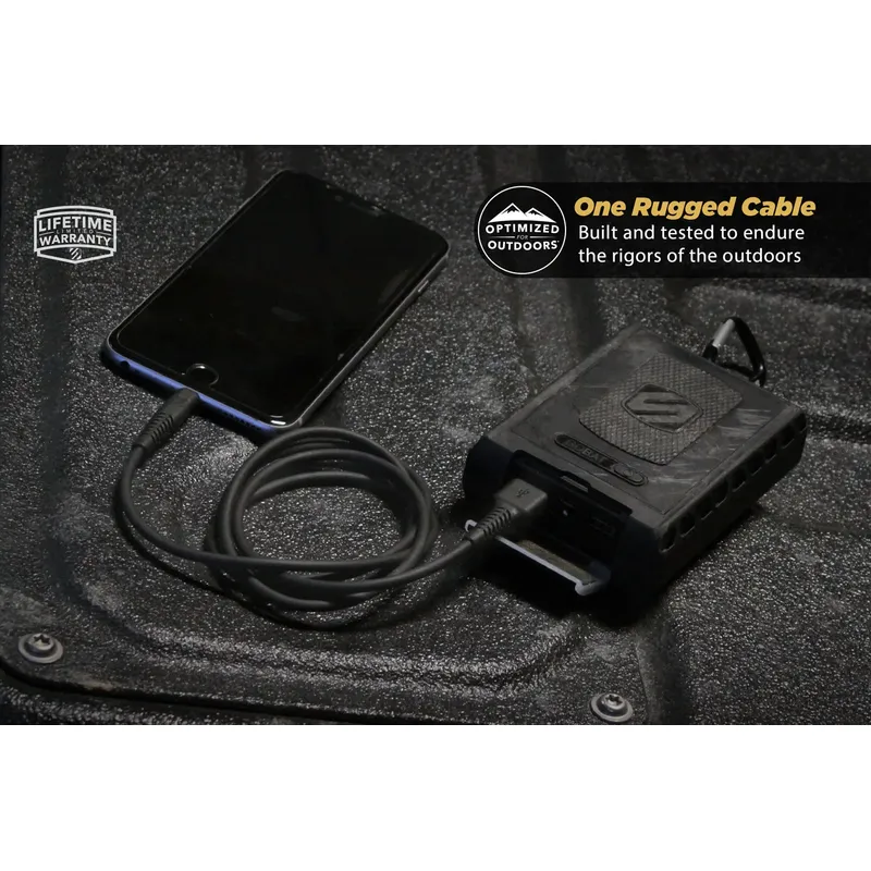Scosche StrikeLine HD 4ft Heavy Duty Lightning USB Cable-3