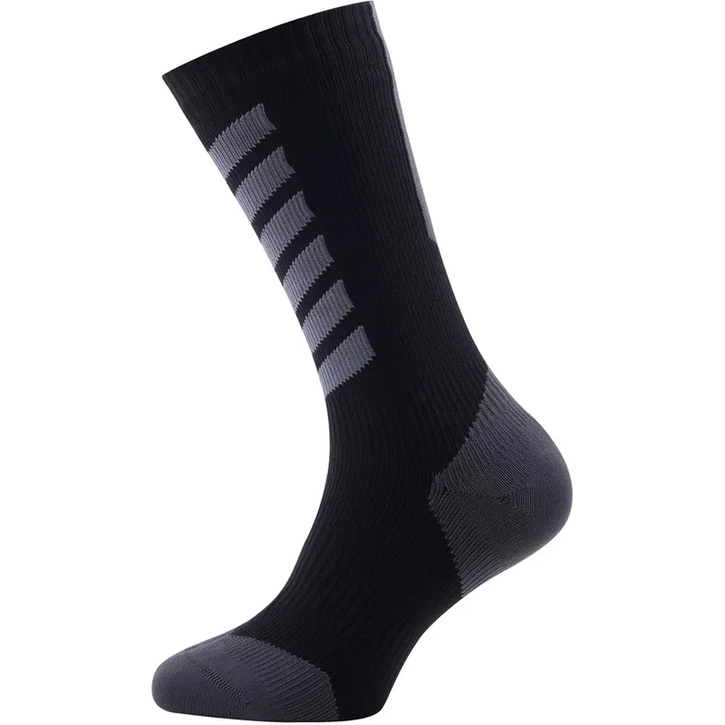 SealSkinz MTB Mid Length Mid Weight Waterproof Socks with Hydrostop and Merino Wool-2