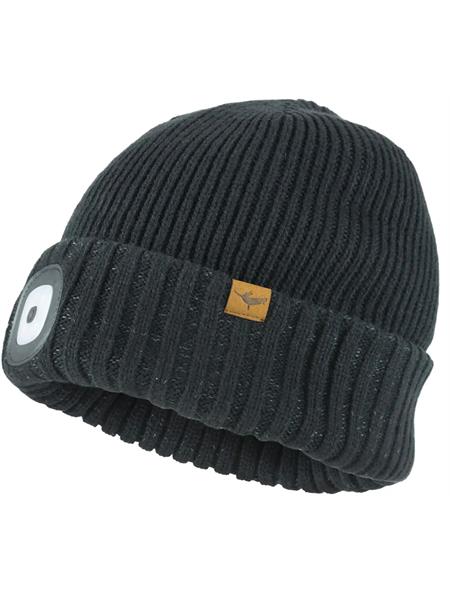 Sealskinz Waterproof Cold Weather LED Roll Cuff Beanie Hat