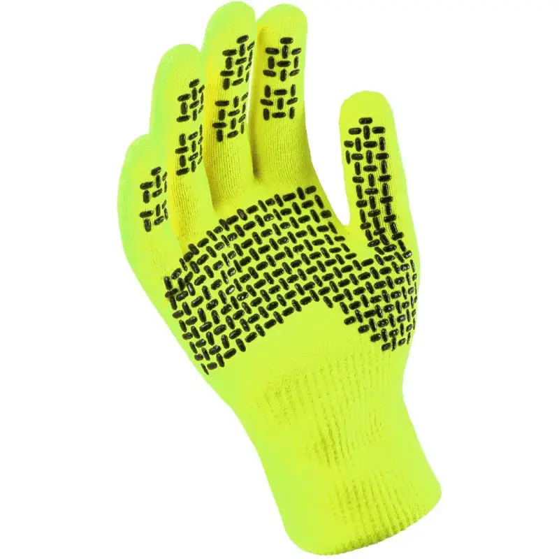 SealSkinz New Ultra Grip Hi Vis Waterproof Gloves-3