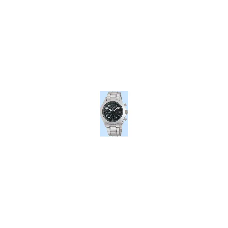 Seiko Gents' Stainless Steel Chronograph Alarm Watch Sna029-2