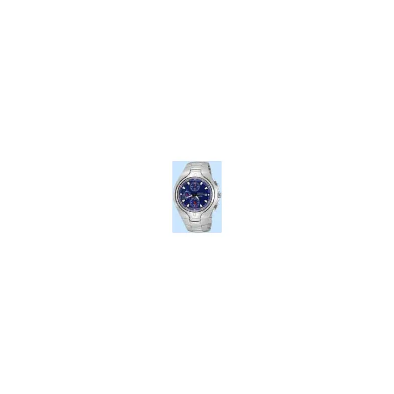 Seiko Gents' Blue Dial Alarm Chronograph Watch Sna359-2