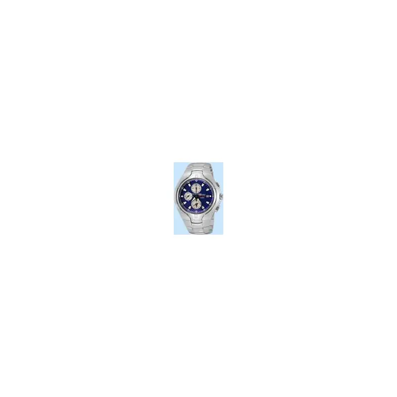 Seiko Gents' Blue Dial Alarm Chronograph Watch Sna377-2