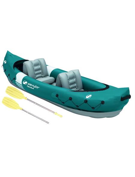 Sevylor Tahaa 2 Person Inflatable Kayak Kit with Split Paddle