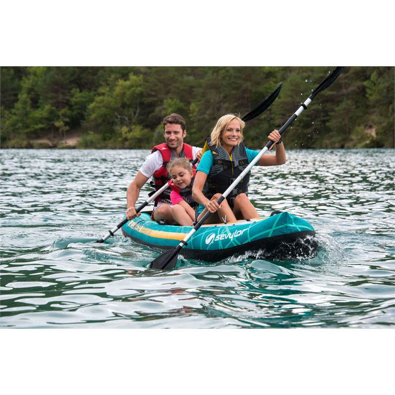 Sevylor Alameda Premium 2 plus 1 Person Inflatable Kayak-5