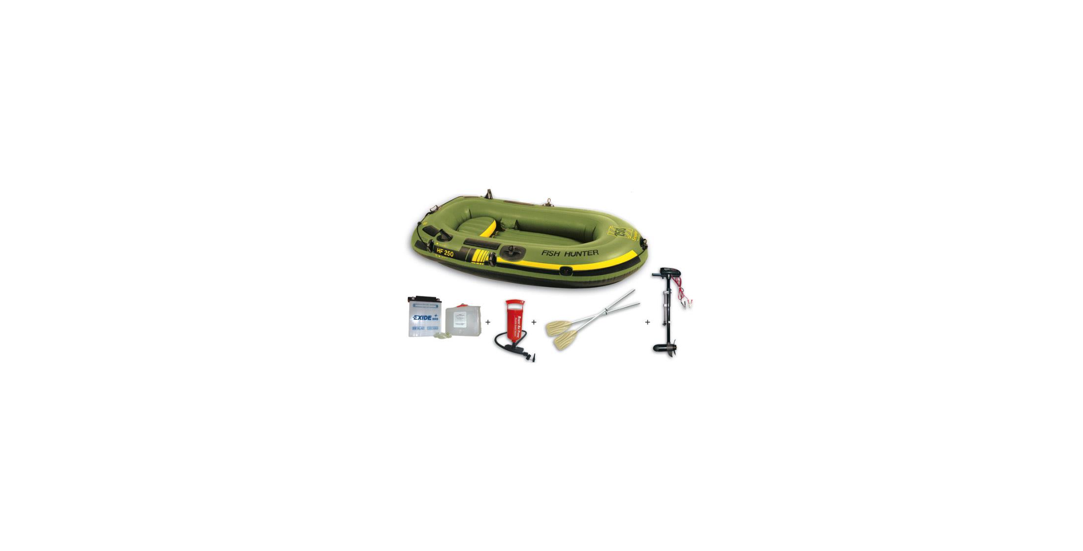Sevylor Fish Hunter Inflatable Fishing Boat Set HF250M