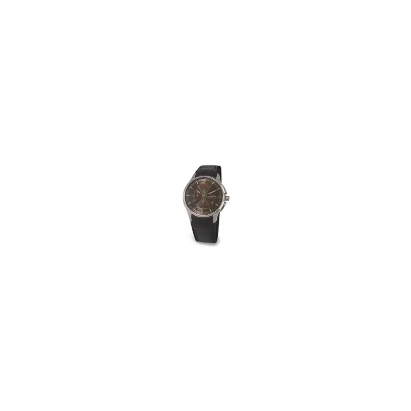 Skagen Men's Sport Collection Chronograph Black Leather Watch 745XLSLM-2