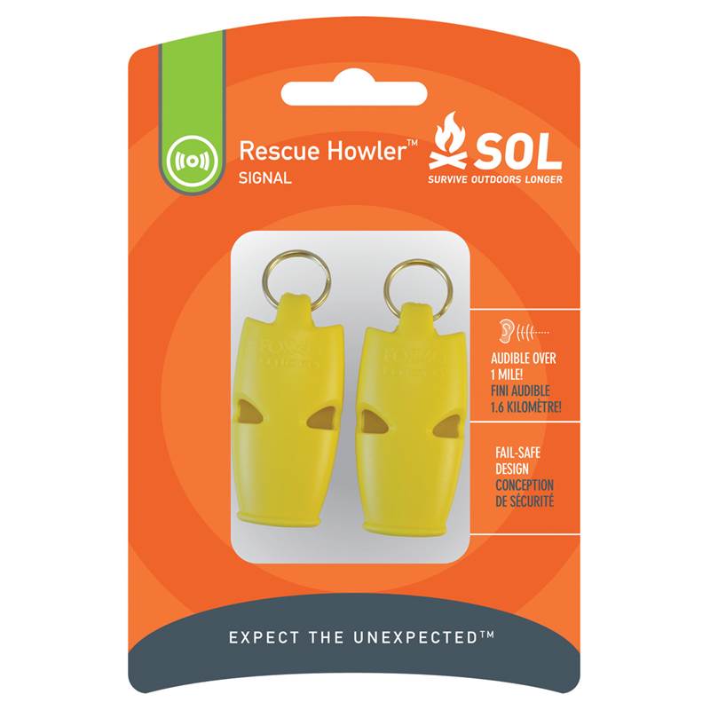 S.O.L. Rescue Howler Whistle 2-Pack-1