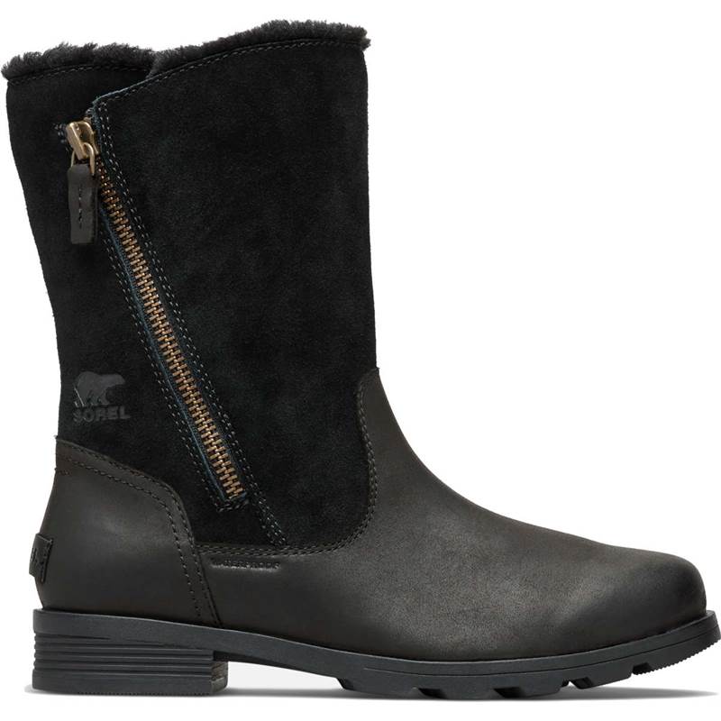 Sorel Womens Emelie Foldover Insulated Waterproof Leather Boots-1
