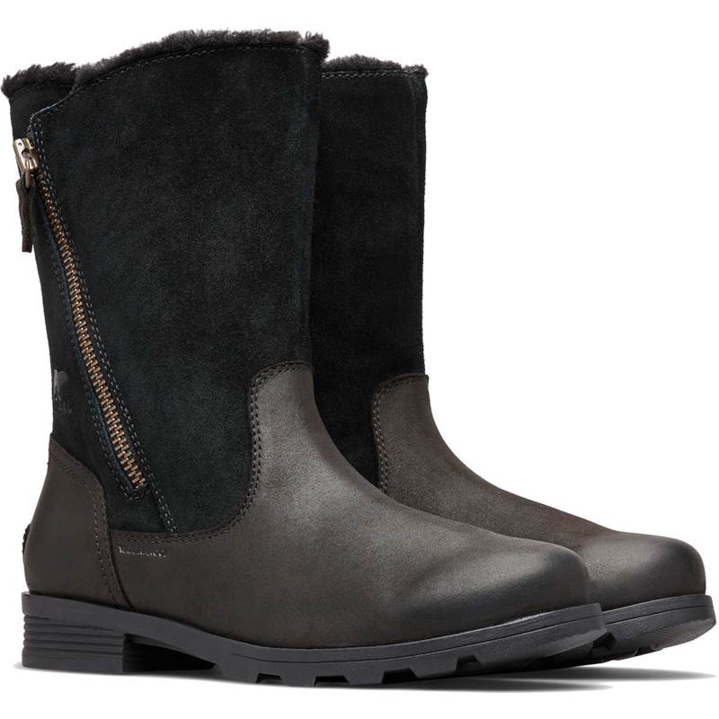 Sorel Womens Emelie Foldover Insulated Waterproof Leather Boots-2