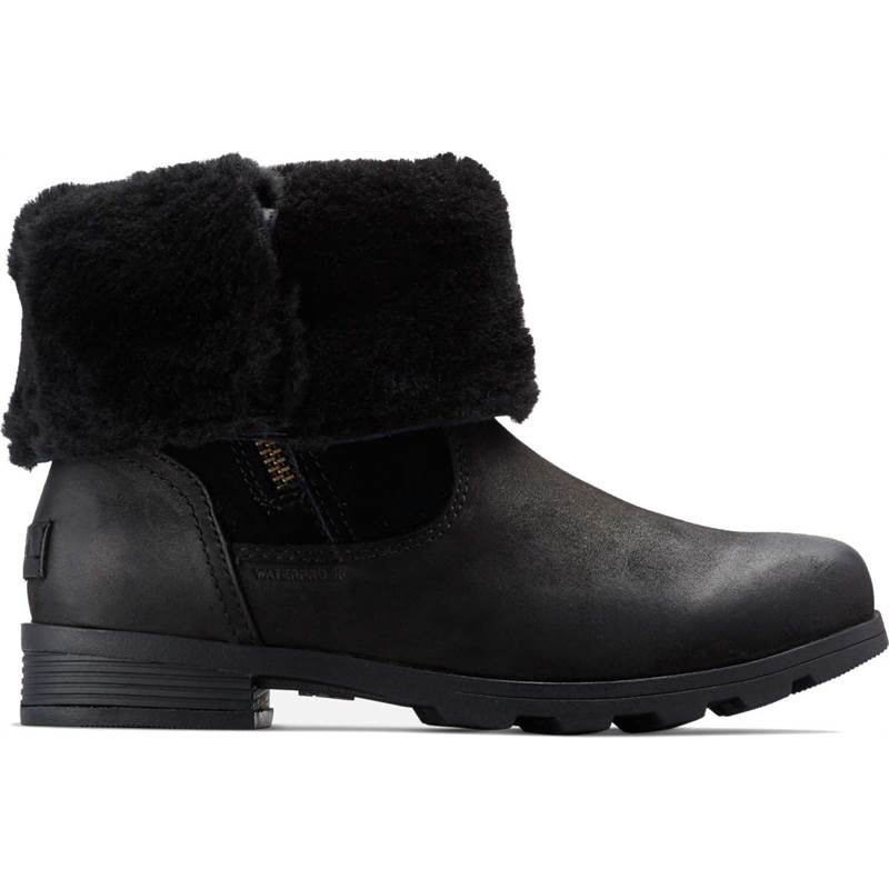 Sorel Womens Emelie Foldover Insulated Waterproof Leather Boots-3