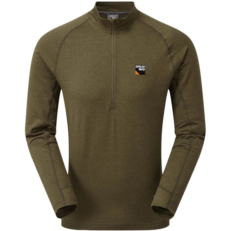 Sprayway Mens Dako Half-Zip Baselayer Top-2