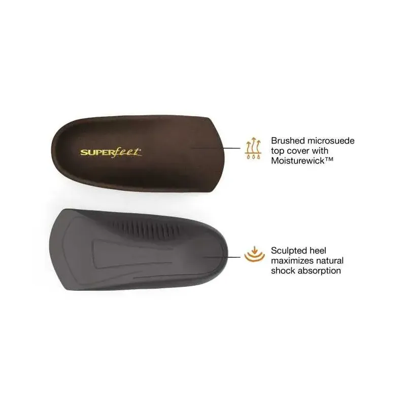 Superfeet Delux Mens 3/4 Insoles-3