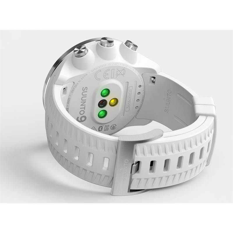 Suunto 9 Baro White GPS Multisport Watch with HR Belt-5