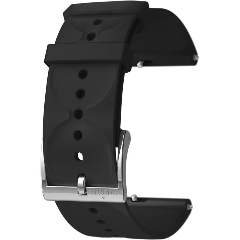 Suunto 20mm Urban 1 Silicone Black/Steel Strap S-1